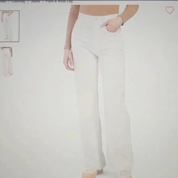 TRIARCHY HIGH RISE WIDE LEG JEANS SIZE 27 - Picture 1 of 6